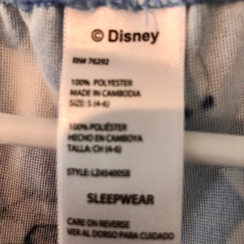 Small women’s pajama set Disney Stitch character pjs - Picture 3 of 3